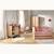 Armoire 2 portes - nova Blanc+Gris+Rose 5 - vertbaudet enfant 