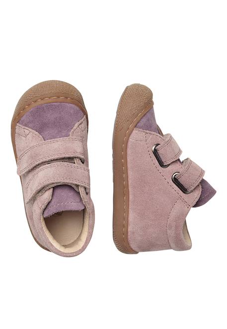 Chaussures premiers pas en suède cocoon vl Citrouille-+Marine-+Marron foncé-+Rose-+Rose clair- 24 - vertbaudet enfant 