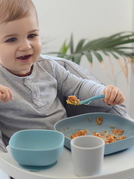 Set vaisselle 4 pièces silicone bleu+bleu+EUCALYPTUS+jaune+jungle+NIGHT BLUE+rose+terracotta+vert sauge 23 - vertbaudet enfant 