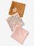 Lot de 3 langes en gaze de coton FLORA caramel 1 - vertbaudet enfant 