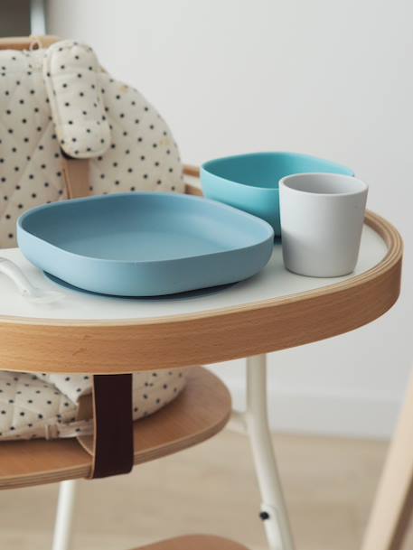 Set vaisselle 4 pièces silicone bleu+bleu+EUCALYPTUS+jaune+jungle+NIGHT BLUE+rose+terracotta+vert sauge 22 - vertbaudet enfant 