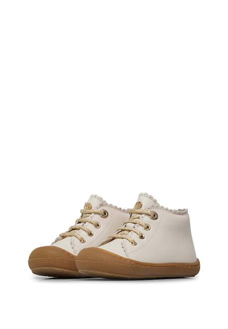 Chaussures premiers pas en cuir cottins Blanc-platine- 5 - vertbaudet enfant 