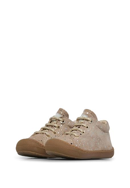 Chaussures premiers pas en suède cocoon Beige-platin- 5 - vertbaudet enfant 