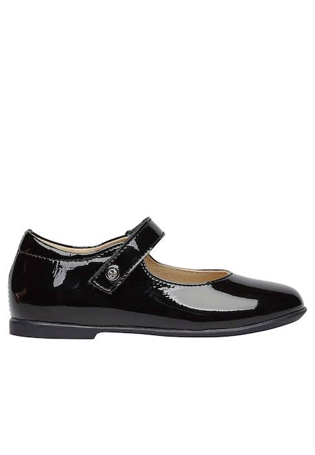 Ballerines en vernis darling Beige-+Noir- 6 - vertbaudet enfant 