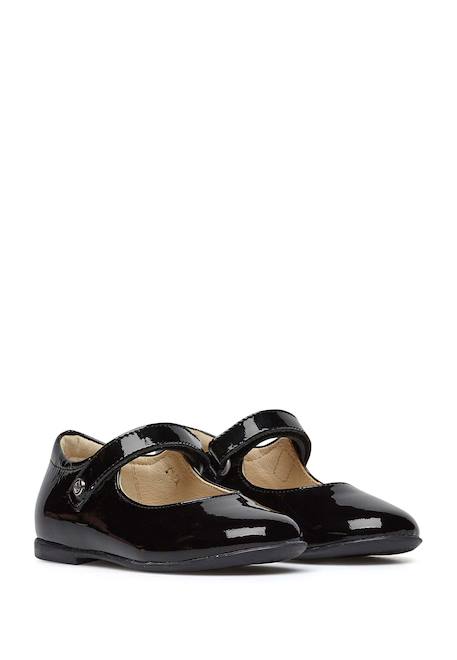 Ballerines en vernis darling Beige-+Noir- 7 - vertbaudet enfant 