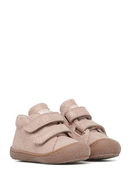 Chaussures premiers pas en suède laminé cocoon vl Rose clair- 2 - vertbaudet enfant 