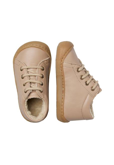 Chaussures barefoot en cuir barefoot amur Beige-+Rose-+Sage- 4 - vertbaudet enfant 