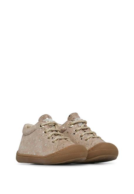 Chaussures premiers pas en suède cocoon Beige-platin- 2 - vertbaudet enfant 