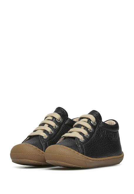 Chaussures premiers pas en cuir cocoon Noir- 5 - vertbaudet enfant 