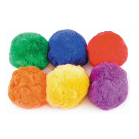 6 balles laine plume - jouet éducatif pour enfants Multi-coloured 1 - vertbaudet enfant 
