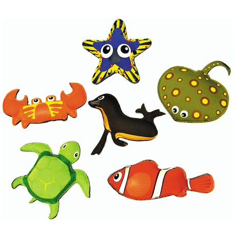 Animaux marins lestés - jouet éducatif pour enfants Multi-coloured 1 - vertbaudet enfant 