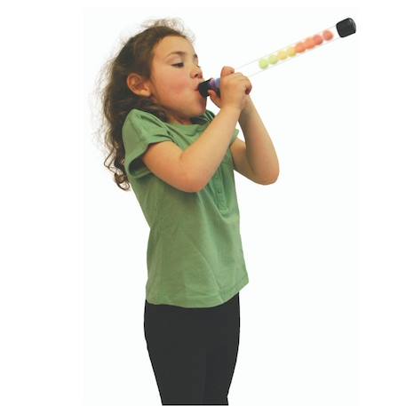 Tube d'aspiration et de soufflage - jouet éducatif pour enfants Multi-coloured 1 - vertbaudet enfant 