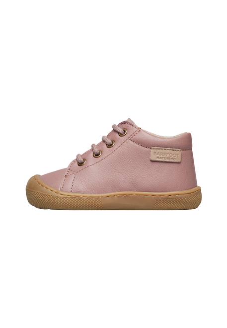 Chaussures barefoot en cuir barefoot amur Beige-+Rose-+Sage- 8 - vertbaudet enfant 