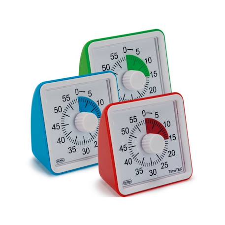 Timer silencieux rouge - piles incluses - jeux d'apprentissage - jouet éducatif pour enfants BLEU+ROUGE 7 - vertbaudet enfant 