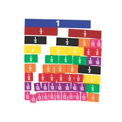 Jouet-Tuiles de fractions - jouet éducatif pour enfants