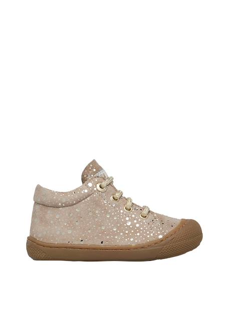 Chaussures premiers pas en suède cocoon Beige-platin- 1 - vertbaudet enfant 