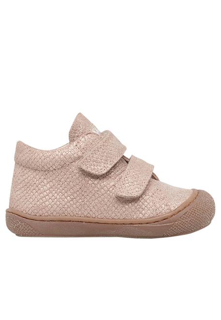 Chaussures premiers pas en suède laminé cocoon vl Rose clair- 1 - vertbaudet enfant 