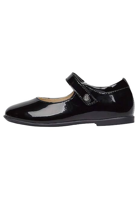 Ballerines en vernis darling Beige-+Noir- 8 - vertbaudet enfant 