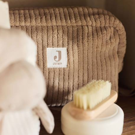 Trousse de toilette cloudy rib milky coffee Marron 5 - vertbaudet enfant 