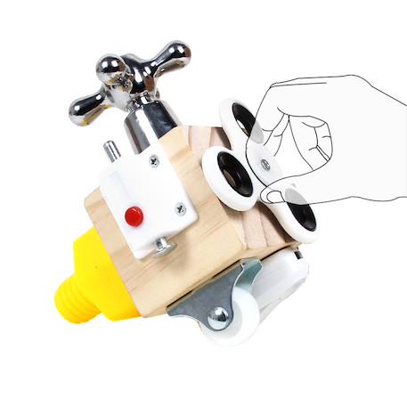 Busy cube - jouet éducatif pour enfants Multi-coloured 2 - vertbaudet enfant 