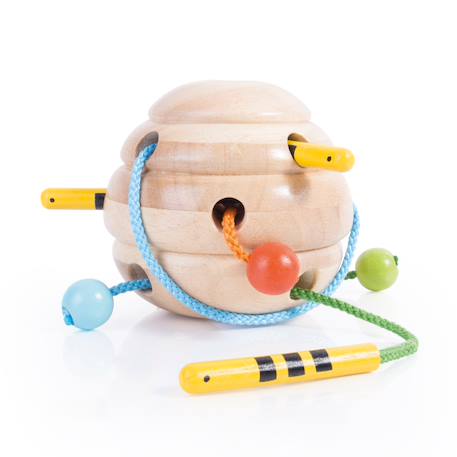 Ruche à lacer - jouet éducatif pour enfants Multi-coloured 1 - vertbaudet enfant 
