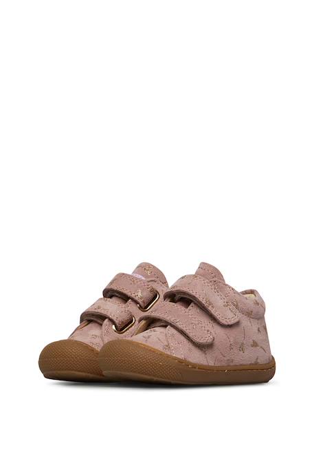 Chaussures premiers pas en suède cocoon vl Rose-platine-+Violet- 5 - vertbaudet enfant 