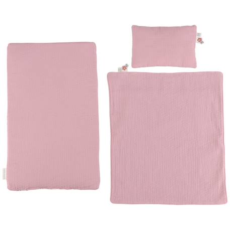Lit en bois fsc pour poupée Rose 5 - vertbaudet enfant 