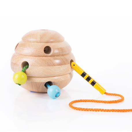 Ruche à lacer - jouet éducatif pour enfants Multi-coloured 3 - vertbaudet enfant 