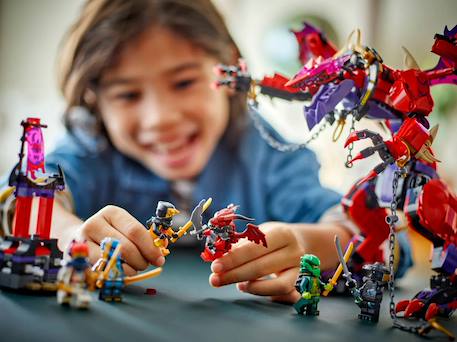 Lego ninjago - croc-de-tonnerre : le dragon du chaos - 71832 Multicolore 6 - vertbaudet enfant 