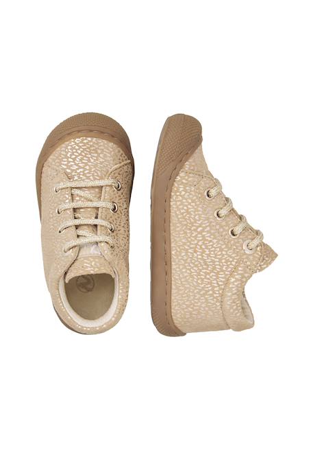 Chaussures en suède cocoon Beige-+Rose- 4 - vertbaudet enfant 
