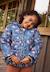 Doudoune enfant imperméable doublée polaire avec capuche dina Bleu 1 - vertbaudet enfant 