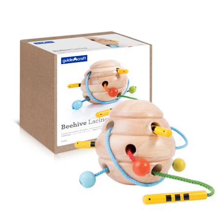 Ruche à lacer - jouet éducatif pour enfants Multi-coloured 4 - vertbaudet enfant 