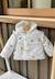 Doudoune bébé imperméable doublée sherpa avec capuche bloom Ecru 1 - vertbaudet enfant 