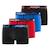 Lot de 4 boxers  en coton dynamic tom Noir/bleu/rouge/blanc 1 - vertbaudet enfant 