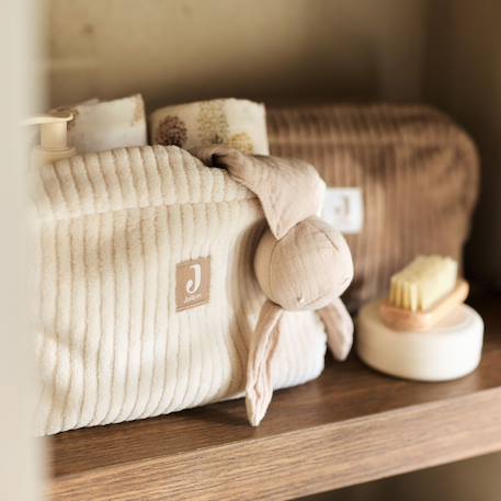 Trousse de toilette cloudy rib milky coffee Marron 6 - vertbaudet enfant 