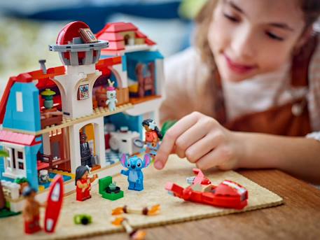 Lego disney - la maison sur la plage de lilo et stitch - 43268 Multicolore 5 - vertbaudet enfant 