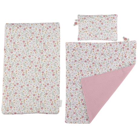 Lit en bois fsc pour poupée Rose 4 - vertbaudet enfant 