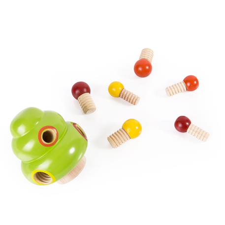 Arbre à boulons - jouet éducatif pour enfants Multi-coloured 3 - vertbaudet enfant 