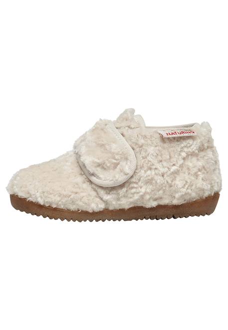 Pantoufles en fausse fourrure home Beige- 3 - vertbaudet enfant 