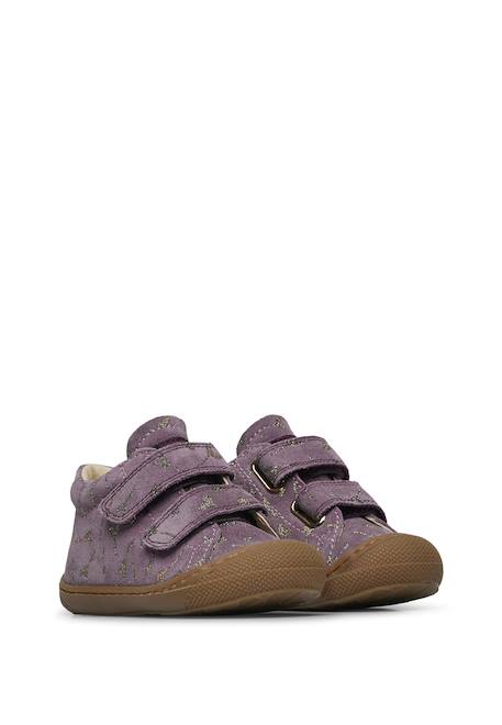 Chaussures premiers pas en suède cocoon vl Rose-platine-+Violet- 7 - vertbaudet enfant 