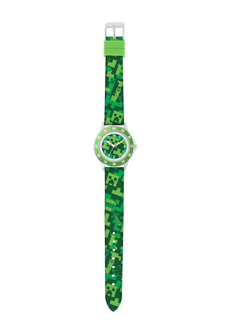 Montre minecraft pour apprendre l'heure Vert 2 - vertbaudet enfant 