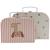 Lot de 2 valisettes animal friends Ecru, orange, marron 1 - vertbaudet enfant 