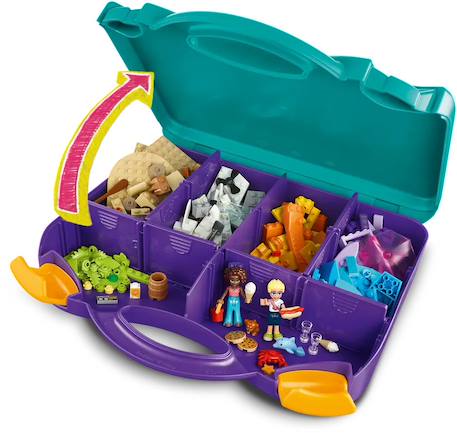 Lego friends - la valise créative de plage - 42672 Multicolore 5 - vertbaudet enfant 