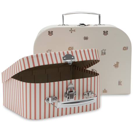 Lot de 2 valisettes animal friends Ecru, orange, marron 2 - vertbaudet enfant 