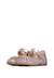 Ballerines en cuir et tissu pailleté ballet Rose- 5 - vertbaudet enfant 