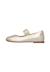 Ballerines en cuir valy Platine- 3 - vertbaudet enfant 