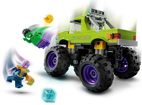 Lego marvel - le tout-terrain de hulk contre thanos - 76312 Multicolore 4 - vertbaudet enfant 