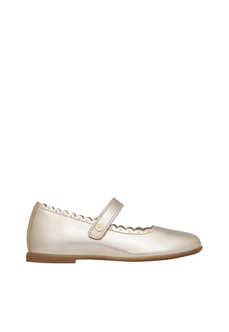 Ballerines en cuir jelki 2 Platine- 1 - vertbaudet enfant 