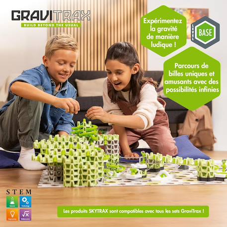 Gravitrax - action-set skytrax Blanc 5 - vertbaudet enfant 