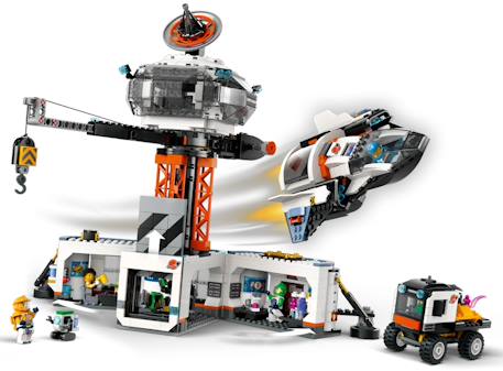 Lego city - la station spatiale et la base de lancement de fusées - 60434 Multicolore 4 - vertbaudet enfant 